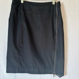 Worthington Deep Navy Pencil Skirt with Side Zipper